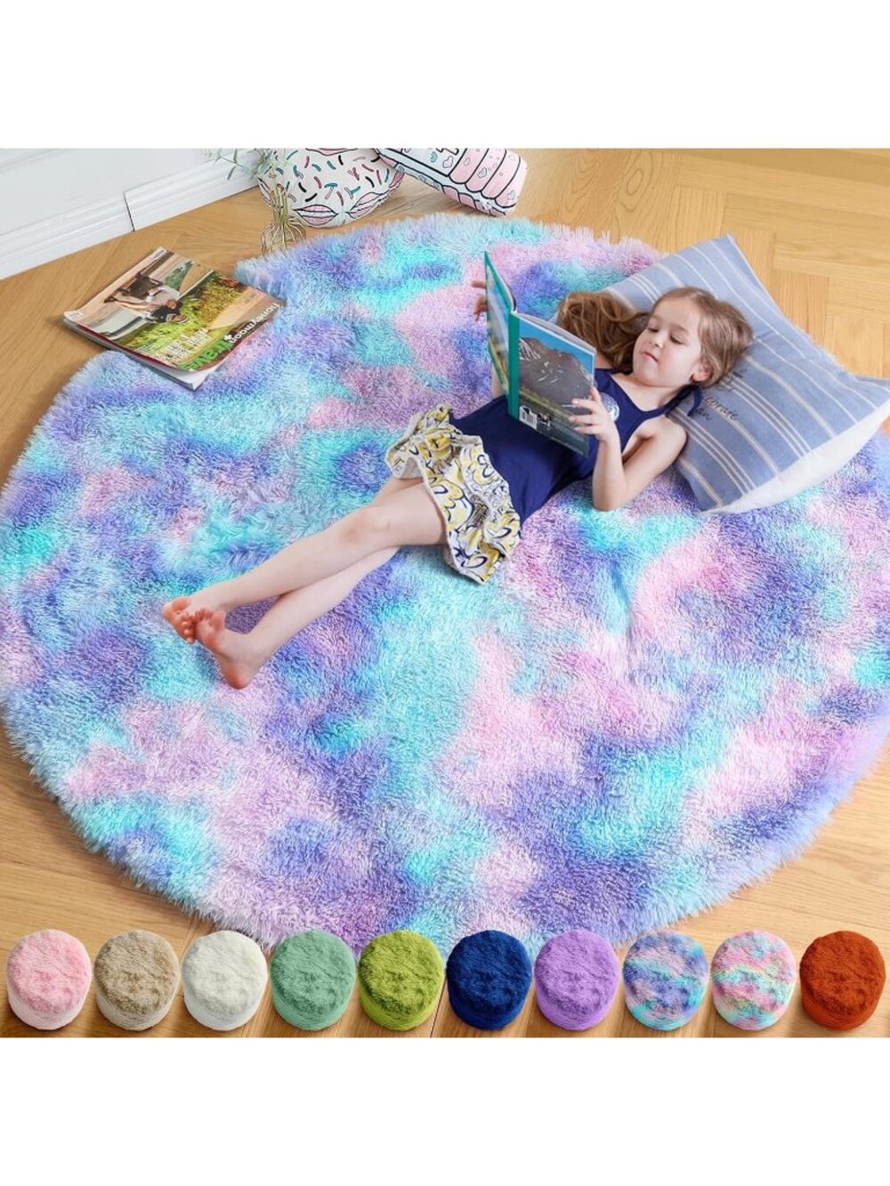 〽️Premium Large Body Pillow Faux Rabbit Fur Cover Long Bed Pillow White 20x54